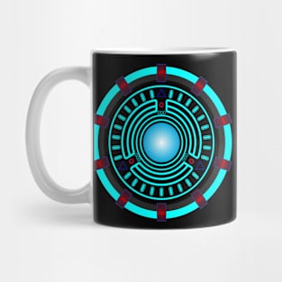 Techno Sci Fi Inspired Graphic Mug